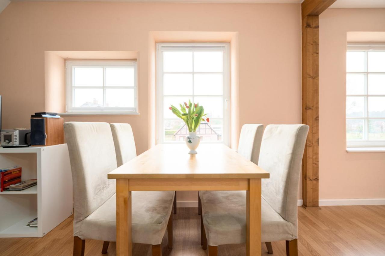 Ferienwohnung 1 Im Landhaus Am Wildpark Boek エクステリア 写真